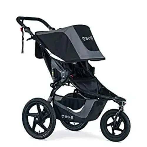 BOB Gear Revolution Flex 3.0 Jogging Stroller, Graphite Black - Single