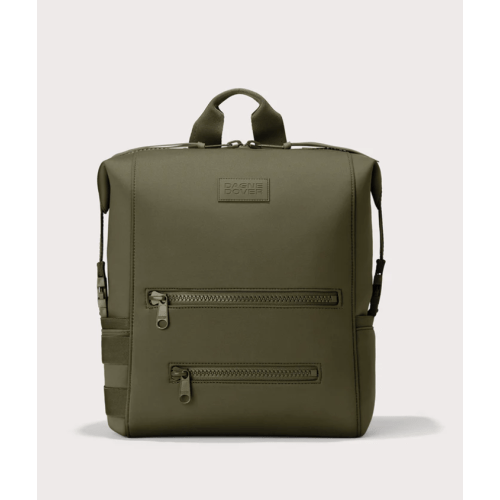 Indi neoprene Diaper Backpack in Dark Moss, Large