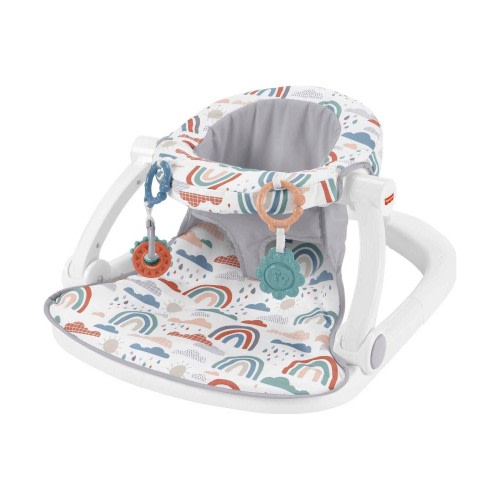 Sit-Me-Up Floor Seat - Rainbow Showers