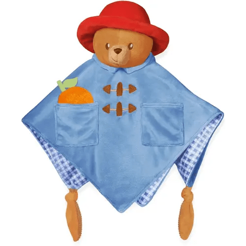 YOTTOY Paddington Bear Collection | Soft Baby Blankie, Cozy Security Blanket, Cuddle Buddy – 13”L x 20”W