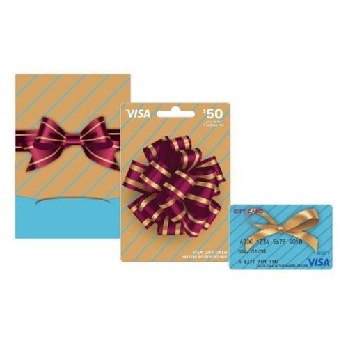 Visa Gift Card & Gift Envelope - $50 + $5 Fee