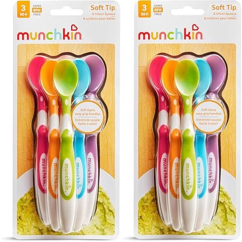 Munchkin® Soft Tip™ Baby Spoons, BPA Free, 12 Pack
