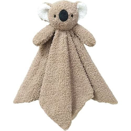 Baby Brown Koala Soft Stuffed Animal Security Blanket, Plush Koala Character Lovey Blanket, Baby Shower/Nursery Gift, Newborn Infant Toddler Snuggle Blankie for Boys Girls, 14 Inches