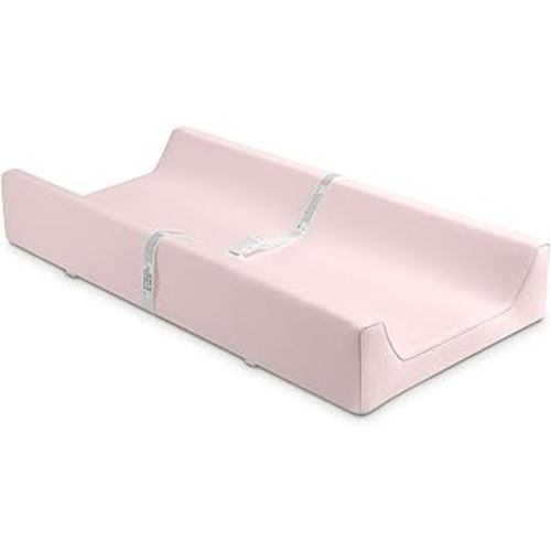 Bellini Premium Contour Changing Pad with Removable Washable Knit Cover, Waterproof, Made with Sustainable Materials, JPMA-Certified, Pink