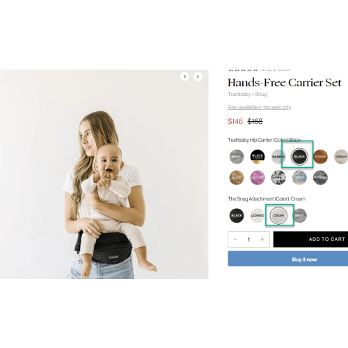 Hands-Free Carrier Set