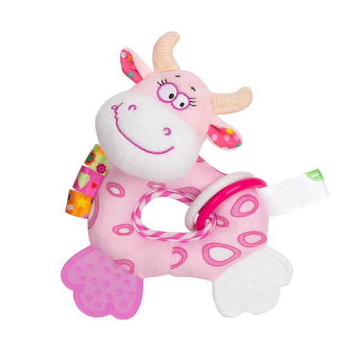 EQWLJWE Baby Rattle Teether Plush Babe Toys Sets Musical Rattles Toys Babies Grab Shaker Rattle Toy Early Educational Toys Gifts Set for 3-12 Months Newborn Baby Infant Boys Girls