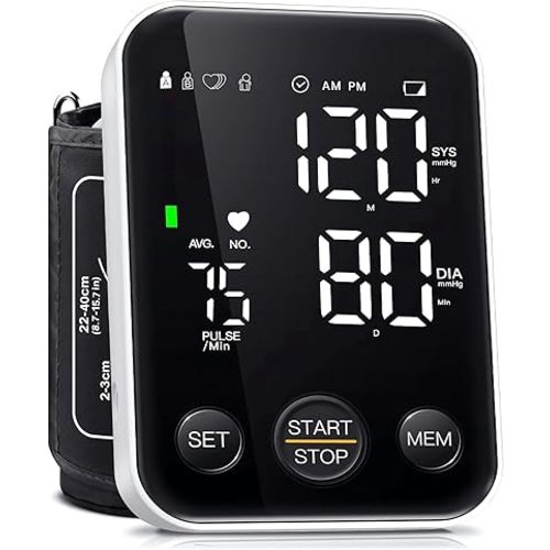 Oklar FDA Cleared Blood Pressure Monitor Upper Arm BP Machine for Home Use