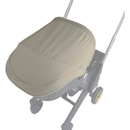 Stroller Replacement Accessories Canopy, Protection Shield, Textile Sun Shade Compatible with Doona Car Seat & Stroller (Natural Green)