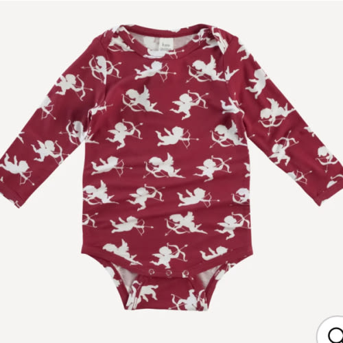 long sleeve lap neck bodysuit | cupids | lenzing modal