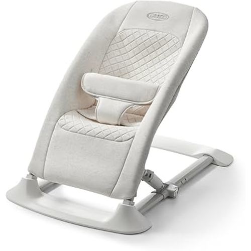 Graco Jumpstart 4-in-1 Adjustable Infant Activity Bouncer & Jumper, Versatile Baby Swing, Floor Seat, and Kids Chair with Snack Tray, Wren