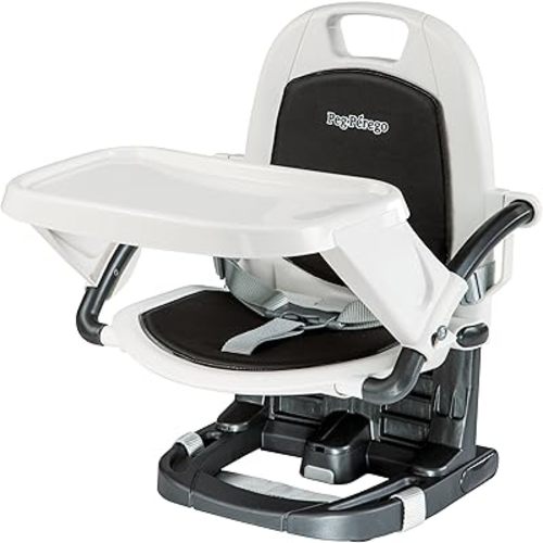 Peg Perego Rialto - Booster Seat - Suitable for Children 6 Months and up - Made in Italy - Licorice (Black)