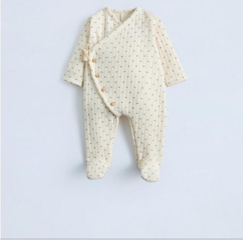 FLORAL QUILTED ROMPER - Ecru | ZARA United States