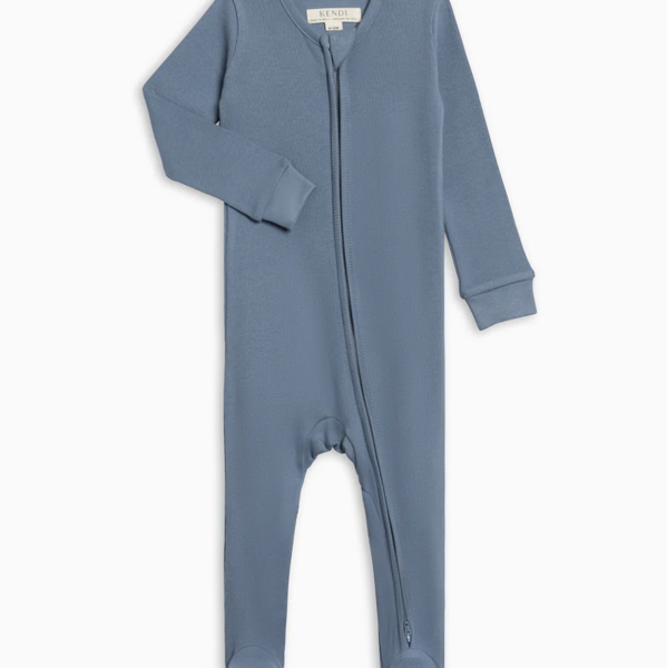 Kit Ribbed Zipper Sleeper