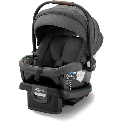 Graco Gomax Infant Car Seat, Ace, Lightweight, Reclining Rear Facing Car Seat Installs Without a Base