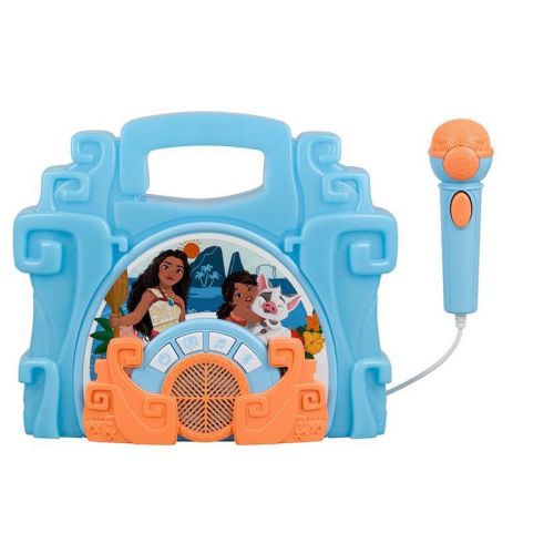 eKids Disney Moana 2 Bluetooth Karaoke Boombox with Microphone - Multi-Color (MA-115.EMV24OL)