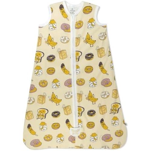 HonestBaby Zip Front Wearable Blanket 100% Organic Cotton for Infant Baby Boys, Girls