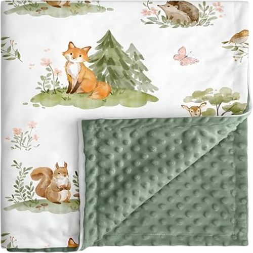 Fleece Baby Blankets for Girls & Boys, Infant Toddler Blanket