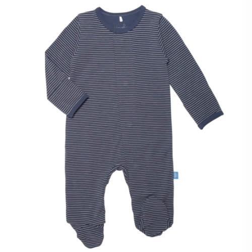 navy skinny stripe CloudStretch™ magnetic footie – Magnetic Me