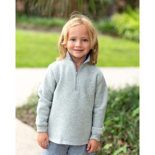 1/4 Zip Pullover - Gray