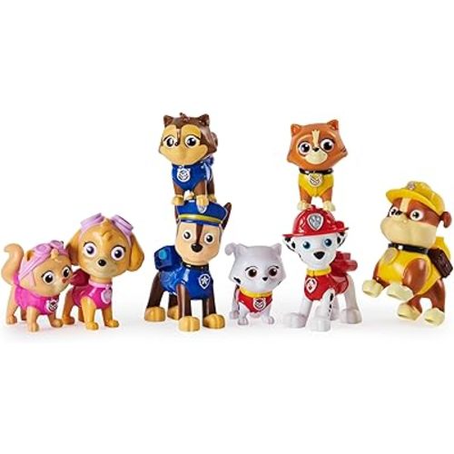 Paw Patrol, Kitty Catastrophe Gift Set with 8 Collectible Toy Figures, for Kids Aged 3 and Up