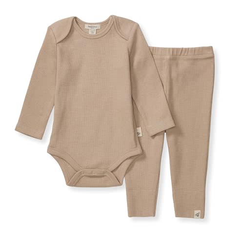 Burt's Bees Baby Unisex Bodysuit and Pant Set, 100% Organic Cotton