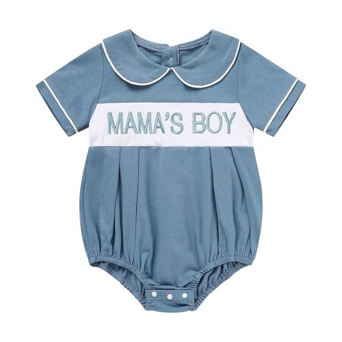 GRNSHTS Baby Boy Summer Clothes Cute Newborn Boy Outfits Short Sleeve Baby Boy Spring Romper Bodysuit Jumpsuit Boys One-Piece
