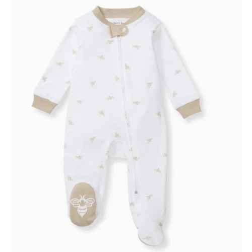 Burt's Bees Baby Organic Cotton Sleeper - 0-3M, Hummus