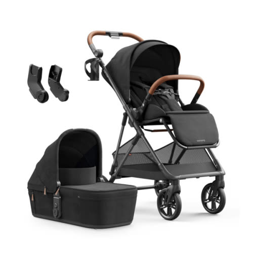 Air Lux Stroller With Bassinet - Meteorite