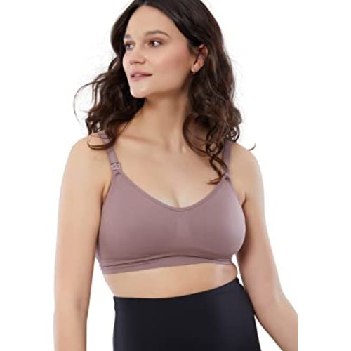 Ingrid & Isabel Basics Nursing and Pumping Bra, Comfortable Wireless Support