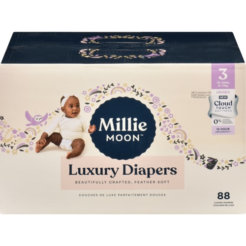 Luxury Diapers - Size 3, 88 Count