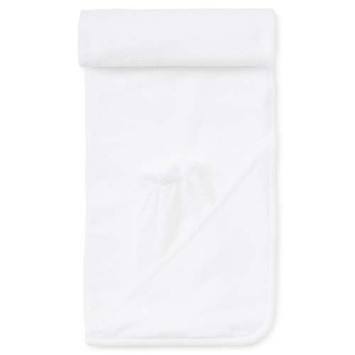 White Hooded Towel & Mitt Set