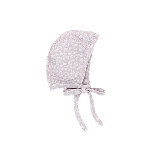 Misha and Puff Mist Bunny Meadow Baby Bonnet, size 0-6M