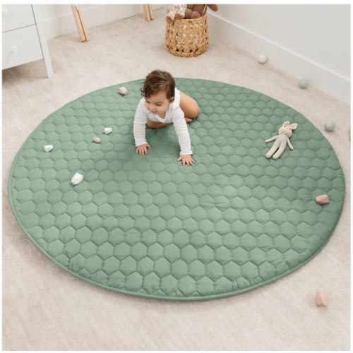 Play Mat with Non-Slip Bottom in Fern – Comfy Cubs
