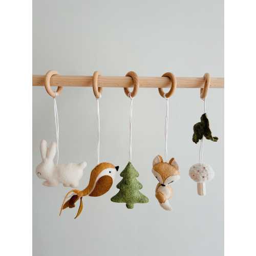 Woodland baby gym , baby gym hanging toys