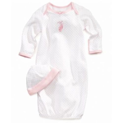Baby Girls Ballet Hearts Gown and Beanie Set