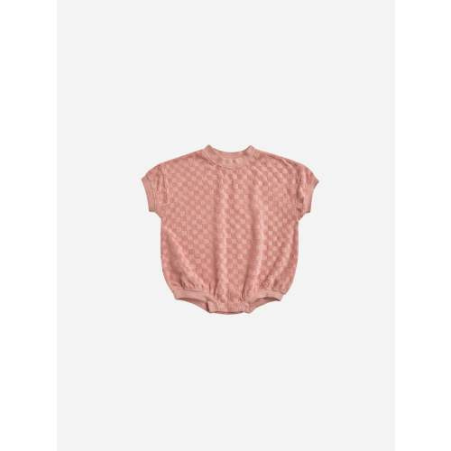 Noah Romper || Pink Check