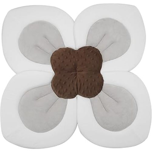 PandaEar Baby Bath Pad for Infant Newborn | Soft Flower Petals for Sink Bathtub Essentials Shower Gift (Pink)