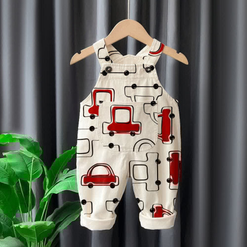Baby Cartoon Car Overalls