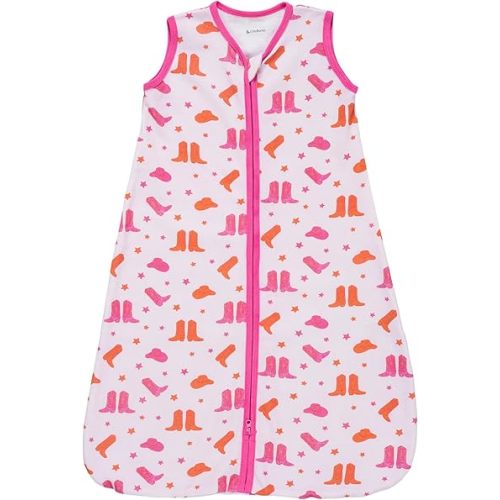 LollyBanks Baby Sleep Sack, 100% Cotton Wearable Blanket 2-Way Zipper Sleep Sacks