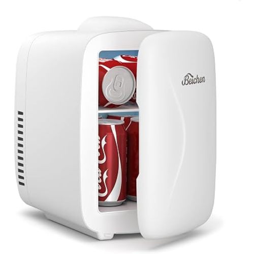 BEICHEN Mini Fridge [Upgrade], Small Fridge Rapid Cooling