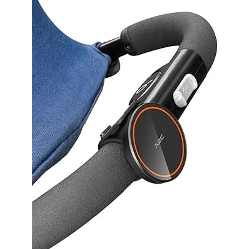 A2C Stroller Phone Holder Compatible with MagSafe - Magnetic Stroller Mount with Adjustable Strap - One-Hand Operation - Fit for Belly Bars, Hand Bars & Shopping Carts - Essential Stroller Accessory