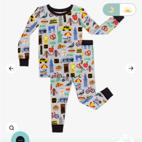 The Big Apple Two-Piece Pajama Set