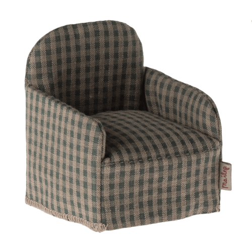 Green Checker Mouse Chair – Pitter Patter