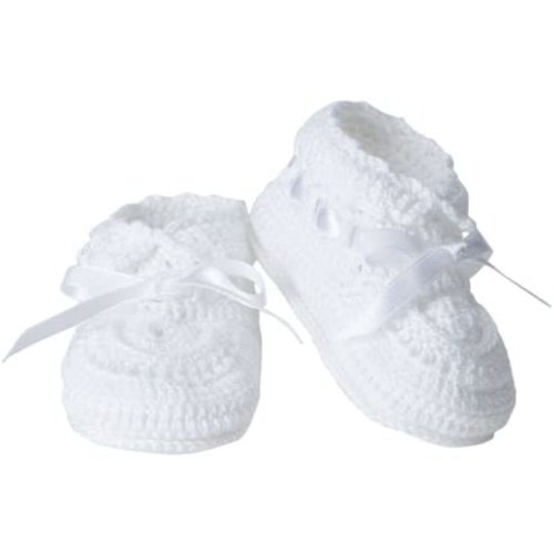 Jefferies Socks Baby-Girls Infant Hand Crochet Bootie