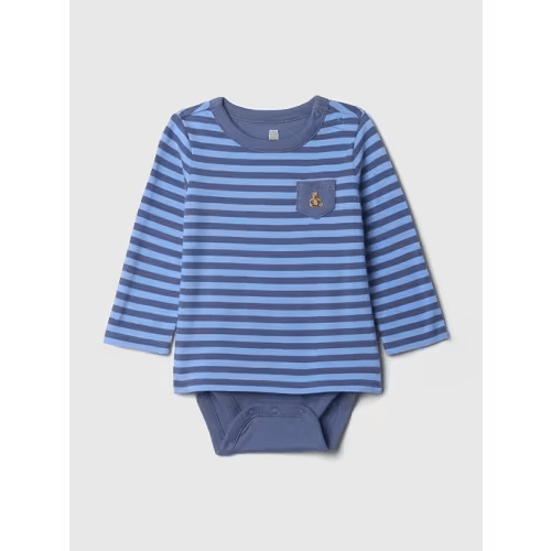 Baby Organic Cotton Shirt Bodysuit | Gap