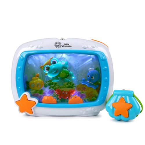 Baby Einstein Sea Dreams Soother Musical Crib Toy and Sound Machine, Newborn and up
