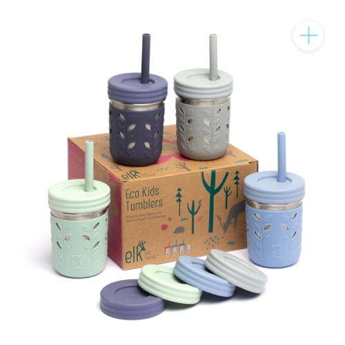 Stainless Steel 10oz Drinking Tumblers + Food Storage
