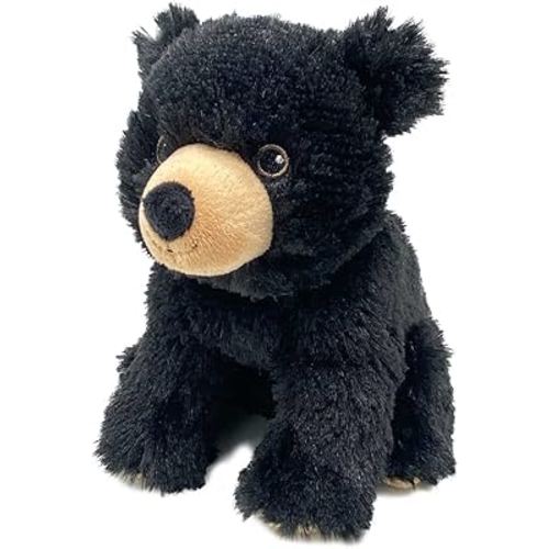 Black Bear Junior - Warmies Cozy Plush Heatable Lavender Scented Stuffed Animal