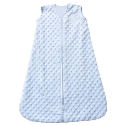 Halo Innovations Sleepsack Plushy Dot Velboa Wearable Blanket - Blue - S