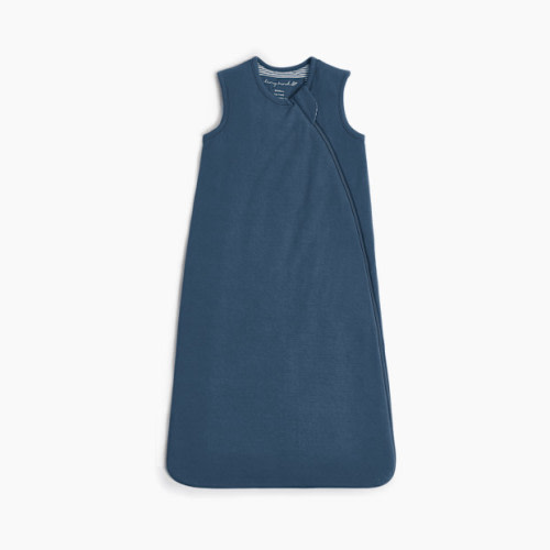 Tiny Kind Bamboo Wearable Sleep Bag 1.0 TOG - Navy, Small (0-6 Months)